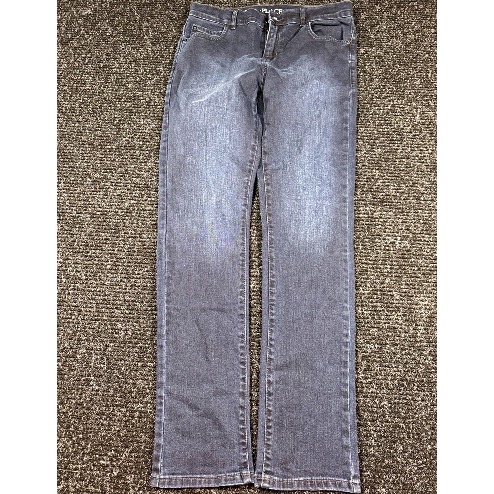 The Children's Place Girls Size 14 Skinny Stretch Jeans Dark Wash Denim